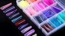 Tipsuri Colored Smart Forms – 288 Buc | Forme Reutilizabile Unghii | Everin