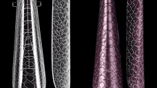 Tipsuri Migdala Ruseasca Full 3D Snake Skin Everin – 120 Buc