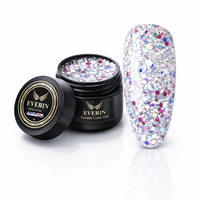 Twinkle Color Gel EVERIN 5ml – 16 | Gel Color Transparent cu Sclipici Multicolor pentru Manichiură Profesională - 1