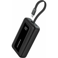 Acumulator extern Anker Zolo 20.000 mAh, 30W, 1x USB-C, 1x USB-A, cablu USB-C incorporat (Negru) - 1