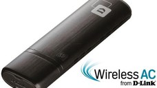 Adaptor wireless D-Link DWA-182, 1200 Mbps, Dual Band, Antena interna