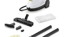 Aparat de curatat cu aburi Karcher KST 2, 1.512-601.0, 1500 W, 75mp, 3.2 bar, timp incalzire 6.5 min (Alb/Negru)