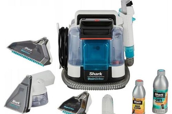 Aspirator de curatat pete Shark StainStriker PX200EUT, 450 W, Rezervor 1.25l, Rezervor apa murdara 0.75 l, Filtru lavabil (Alb)