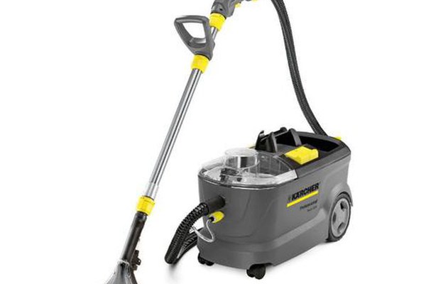 Aspirator profesional Karcher Puzzi 10/1, 1250 W, 10 L, Spalare (Gri/Galben)