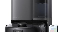 Aspirator robot eufy E25 Omni cu mop, sistem 20,000 Pa, sistem HydroJet, statie All-in-one (Negru)