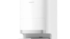 Aspirator robot Xiaomi X20+ BHR8124EU, 75 W, Recipient colectare 2.5 l, Recipient apa 4 l, Control prin aplicatie si Asistent Vocal (Alb)