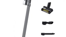 Aspirator vertical Samsung Jet 75E Pet VS20B75AGR1, 550 W, Afisaj LED, 0.8 l, Autonomie 60 minute (Negru/Verde)