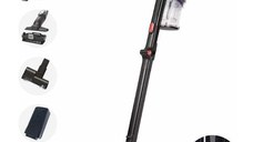 Aspirator vertical Shark IZ300EUT, Autonomie 60 min, 0.7 L (Negru/Rosu)
