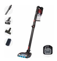 Aspirator vertical Shark IZ300EUT, Autonomie 60 min, 0.7 L (Negru/Rosu) - 1