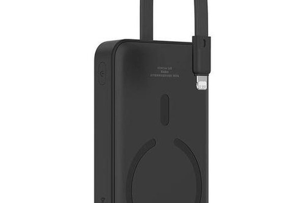 Baterie Externa Wireless Baseus Magnetic Mini P10022109113, 10000mAh, 20W, PD + FQI, 1 x Lightning - 1 x QI - 1 x USB-C (Negru)