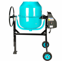 Betoniera Detoolz DZ-CC1001-G01, 200L, 1200W, coroana de fonta (Albastru) - 1