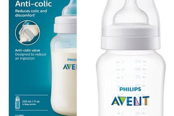 Biberon Philips Avent SCY106/01, Dispozitiv  anti-colici, 330 ml, +3 luni, Fara BPA (Alb/Transparent)