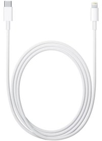 Cablu de date Apple MKQ42ZM/A, USB Tip-C - Lightning, 2m (Alb) - 1