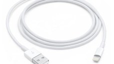 Cablu de date Apple MXLY2ZM/A, Lightning, 1 m (Alb)