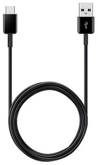 Cablu de date Samsung EP-DG930MBEGWW, USB Type-C, 1.5m, 2 bucati (Negru) - 1