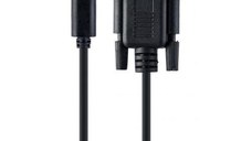 Cablu Gembird A-CM-VGAM-01, USB-C la VGA, 2m (Negru)