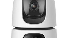 Camera supraveghere IP WiFi cu lentila duala Full-Color Active Deterrence Imou Ranger Dual IPC-S2XP-6M0WED, 3 + 3 MP, 2x 3.6 mm, IR 15 m, microfon si difuzor, slot card, Auto Smart Tracking