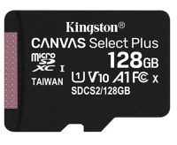 Card de memorie MicroSD Kingston Canvas Select Plus, 128GB, UHS-I, Class 10 + Adaptor SD - 1