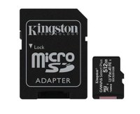 Card de memorie MicroSD Kingston Canvas Select Plus, 512GB, UHS-I, Class 10 + Adaptor SD - 1
