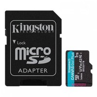Card de memorie microSDXC Kingston Canvas Go! Plus, 1TB, V30, Clasa 10 + Adaptor SD - 1