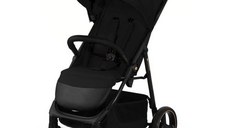 Carucior sport Kinderkraft Trig 3,  spatar reglabil, 0 - 22kg, pliabil, Negru