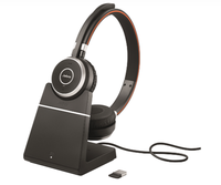Casti cu microfon Jabra Evolve 65 SE UC Duo Stand, On-Ear, Bluetooth/USB (Negru) - 1
