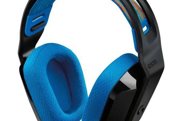 Casti gaming Logitech G535 Lightspeed, Jack 3.5 mm, Wireless (Negru/Albastru)