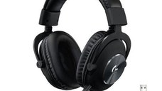 Casti Gaming Wireless Logitech Pro X Lightspeed, Microfon, Surround 7.1 (Negru)