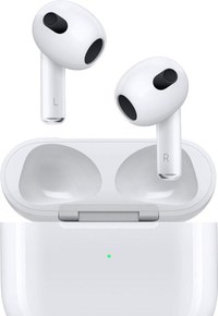 Casti True Wireless Apple Airpods 3, In-ear, Waterproof, Wireless Charging (Alb) - 1