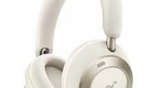 Casti Wireless Over-Ear Anker Soundcore Space One Pro, Adaptive Active Noise Cancelling, Hi-Res, 6 Microfoane, Bluetooth 5.3 (Alb)
