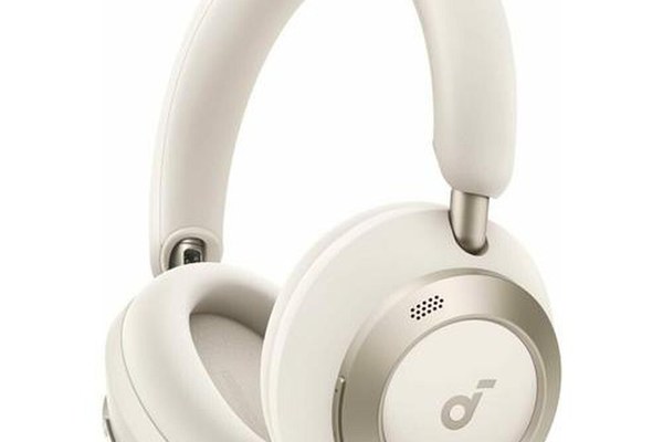 Casti Wireless Over-Ear Anker Soundcore Space One Pro, Adaptive Active Noise Cancelling, Hi-Res, 6 Microfoane, Bluetooth 5.3 (Alb)