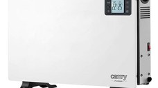 Convector electric Camry CR7739, 2000 W, 3 trepte, Ventilator TURBO, Timer (Alb)