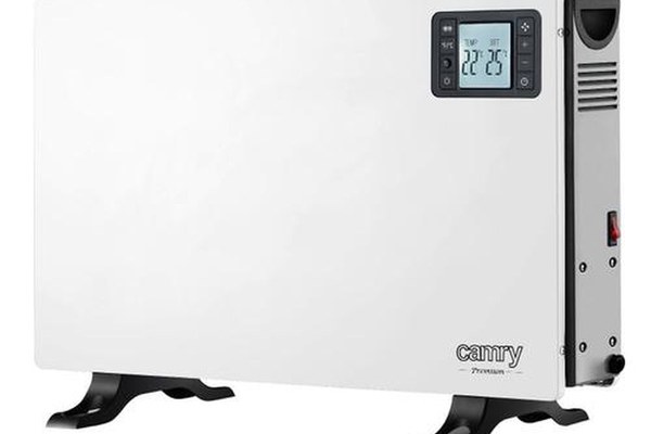 Convector electric Camry CR7739, 2000 W, 3 trepte, Ventilator TURBO, Timer (Alb)