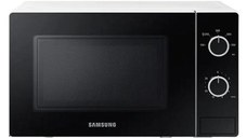 Cuptor cu microunde Samsung MS20A3010AH, 20 L, 700 W, 5 trepte de putere, Control mecanic, Functie decongelare, Temporizator, Iluminare LED (Negru/Alb)