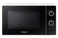 Cuptor cu microunde Samsung MS20A3010AH, 20 L, 700 W, 5 trepte de putere, Control mecanic, Functie decongelare, Temporizator, Iluminare LED (Negru/Alb) - 1