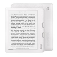 E-Book Reader Kobo Libra 2, Ecran e-ink 7inch HD, 300ppi, Procesor 1 GHz, 32GB, Wi-Fi, Bluetooth, Waterproof IPX8 (Alb) - 1