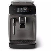 Espressor automat Philips EP2224/10, 2 Bauturi , Rasnita Ceramica, Sistem de Spumare a Laptelui, Ecran Tactil, Negru - 1