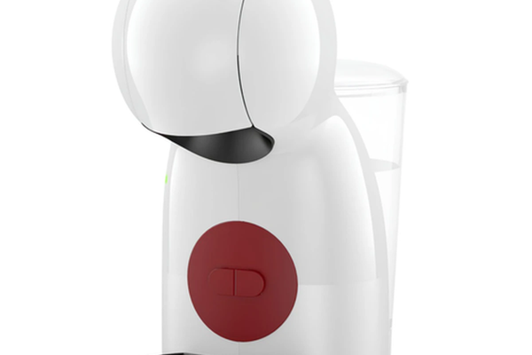 Espressor cafea Krups Piccolo XS KP1A3110, cu capsule, 15 bar, 1600 W, capacitate 0.8 litri, functie pentru bauturi calde si reci (Alb/Rosu)