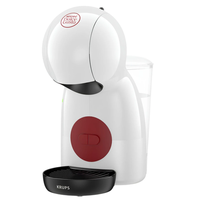 Espressor cafea Krups Piccolo XS KP1A3110, cu capsule, 15 bar, 1600 W, capacitate 0.8 litri, functie pentru bauturi calde si reci (Alb/Rosu) - 1