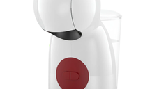 Espressor cafea Krups Piccolo XS KP1A3110, cu capsule, 15 bar, 1600 W, capacitate 0.8 litri, functie pentru bauturi calde si reci (Alb/Rosu)