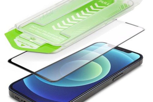 Folie de protectie Ecran WZK Premium pentru Apple iPhone 13, Sticla Securizata, Full Glue, Neagra