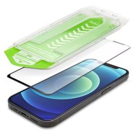 Folie de protectie Ecran WZK Premium pentru Apple iPhone 13, Sticla Securizata, Full Glue, Neagra - 1