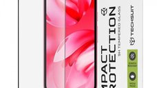 Folie Protectie Ecran Techsuit pentru Google Pixel 9a, Sticla Securizata 111D cu Adeziv Complet
