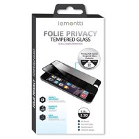 Folie Protectie Sticla Lemontti Privacy LFSPI13MBK pentru iPhone 13 Mini(Transparent/Negru) - 1