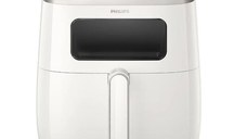Friteuza cu aer cald Philips Seria 3000 HD9257/20, 5.6 l, 8 programe, 1700 W, Timer 60 minute (Alb)