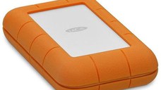 HDD Extern LaCie Rugged, 5Tb, USB 3.1 Type-C, 2.5inch, 130 MB/s (Portocaliu)