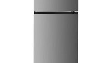 Heinner HF-HM415NFSE++ Frigider cu Doua Usi, 415L, Full No Frost, Clasa E, Compresor Dual Inverter, H 178 cm, Argintiu