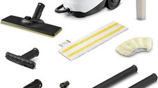 Karcher SC 3 EasyFix - Aparat de curatat cu aburi, 1900W, 3.5 bar, incalzire rapida in 30 secunde (Alb/Negru)