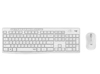 Kit wireless tastatura si mouse Logitech MK295 Silent, US layout, USB (Alb) - 1