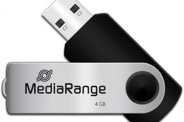 Memorie USB MediaRange MR907, 4GB, USB 2.0 (Negru)